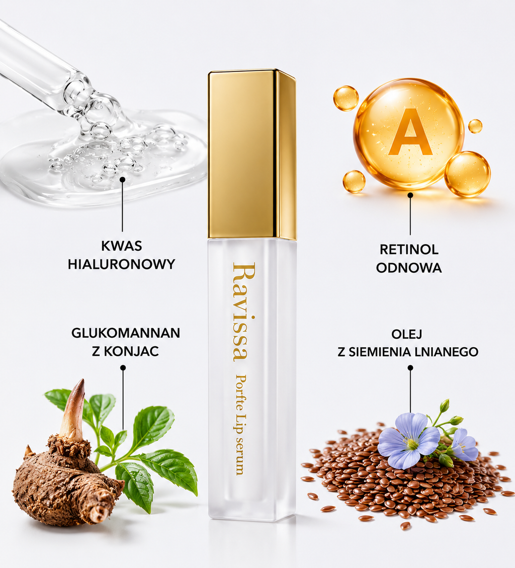 Ravissa Porfte Lip Serum - Serum-błyszczyk anti-age do ust