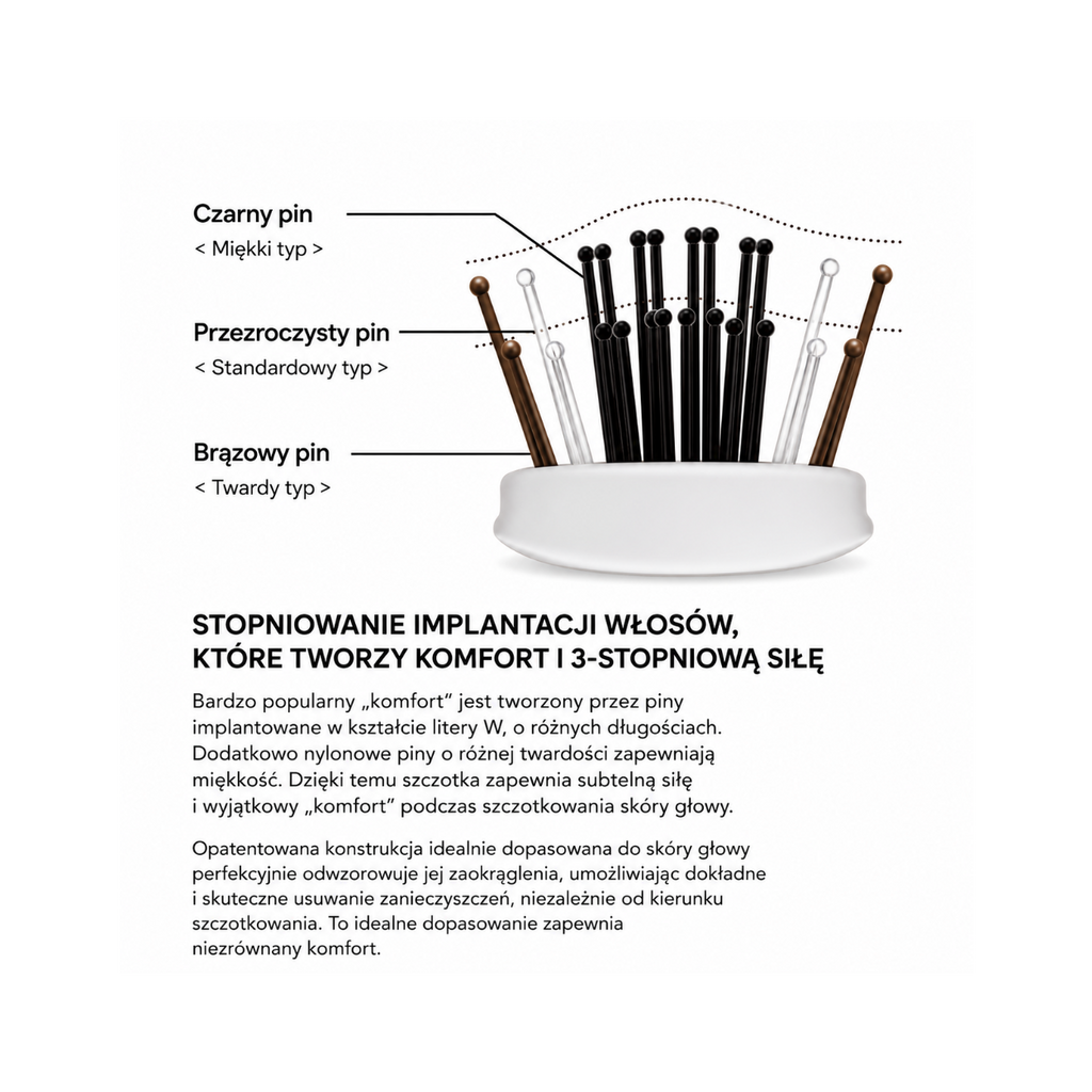 S-HEART-S Scalp Brush World Premium Long Purple Gift Box