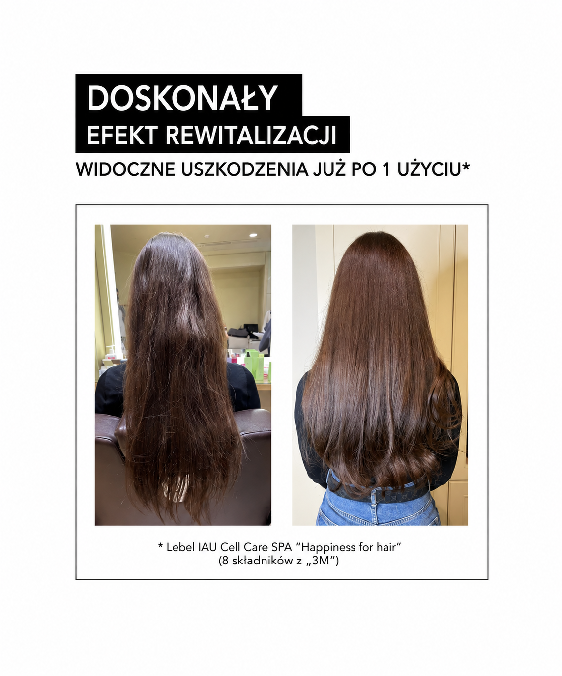 Lebel IAU Cell Care SPA - SPA „Absolute Happiness for Hair" molekularna odbudowa i nawilżenie włosów