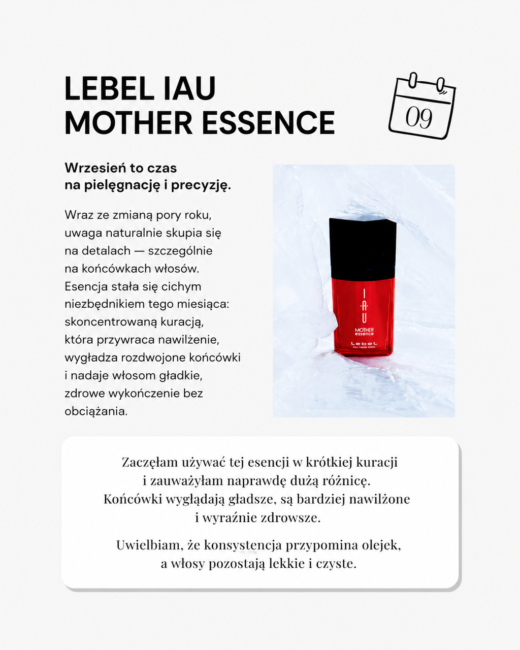 IAU Mother Essence - Intensywna regeneracja rozdwojonych końcówek włosów*