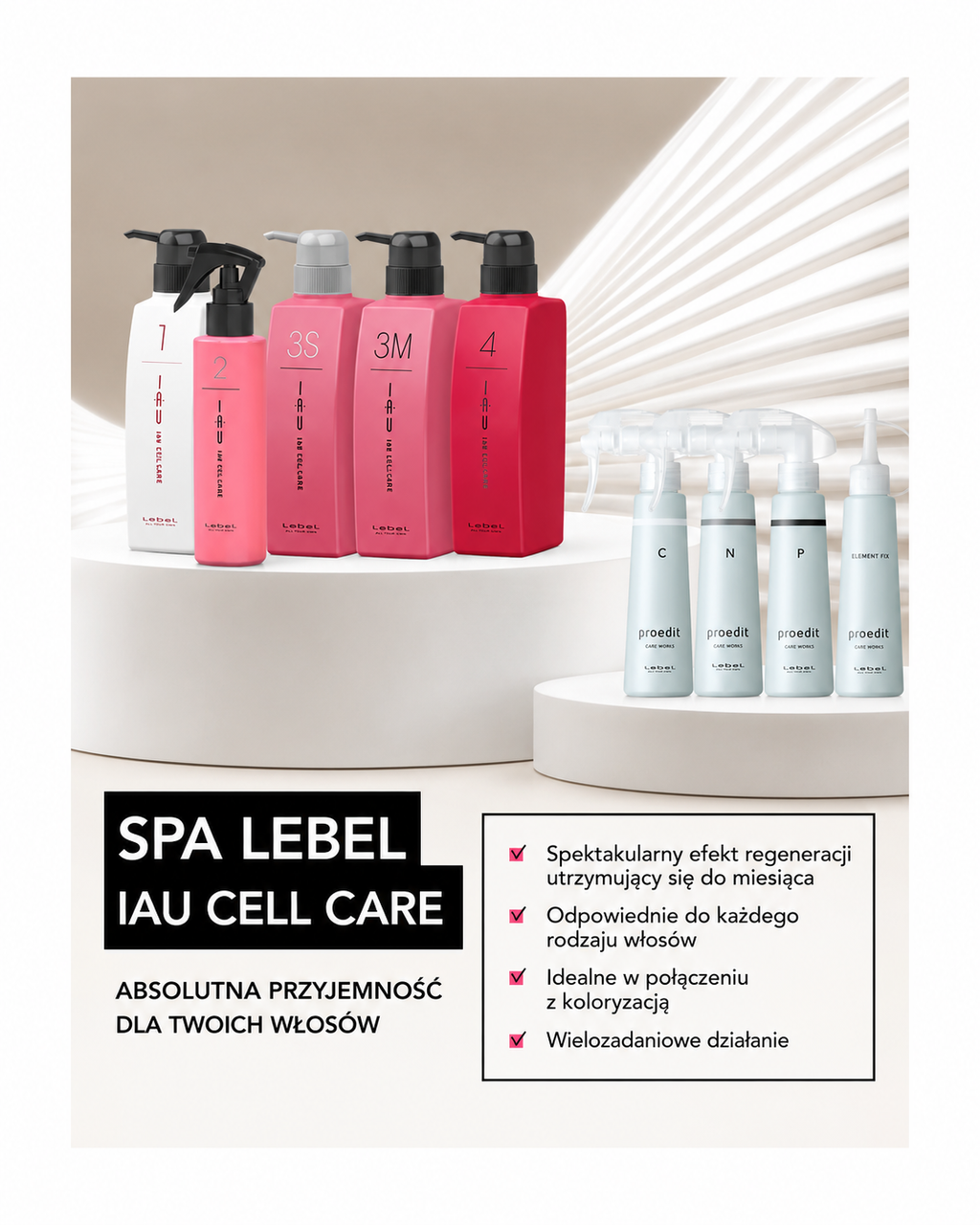 Lebel IAU Cell Care 1 - Komórkowy Mus Nawilżający do Skóry Głowy i Włosów*
