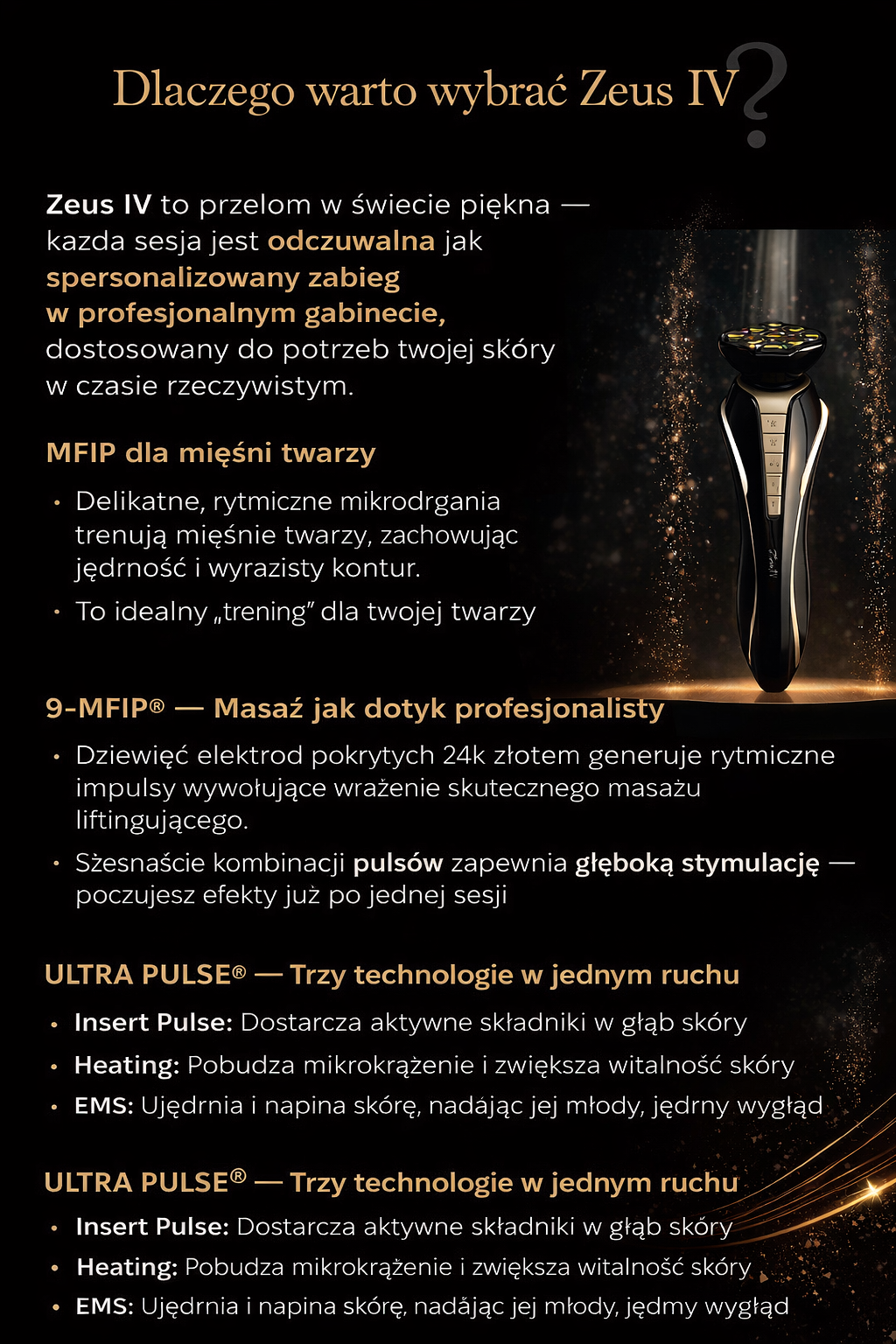 Dr. Arrivo Zeus IV - Luxsusowe urządzenie kosmetyczne nowej generacji*