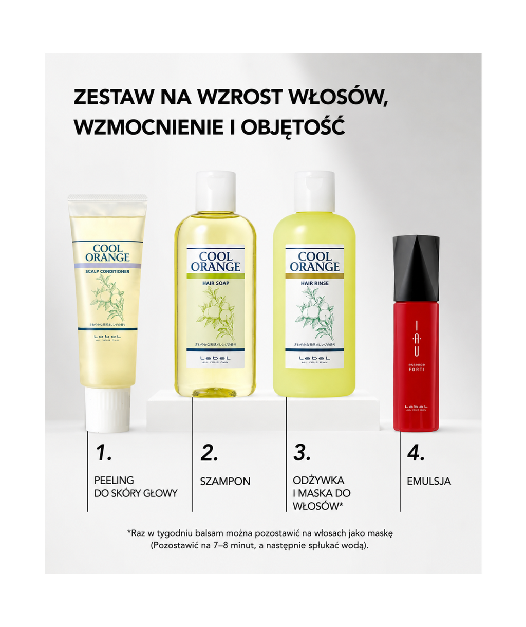 Cool Orange Shampoo – Bezsiarczynowy szampon do przetłuszczającej się skóry głowy skłonnej do łupieżu