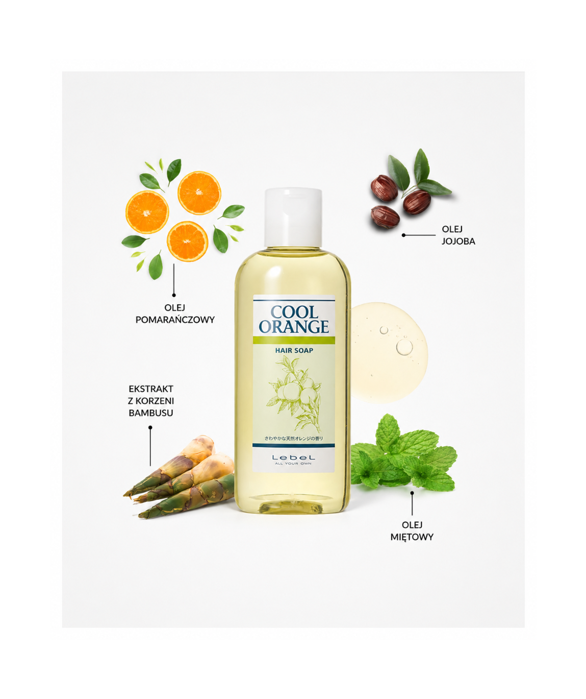 Cool Orange Shampoo – Bezsiarczynowy szampon do przetłuszczającej się skóry głowy skłonnej do łupieżu