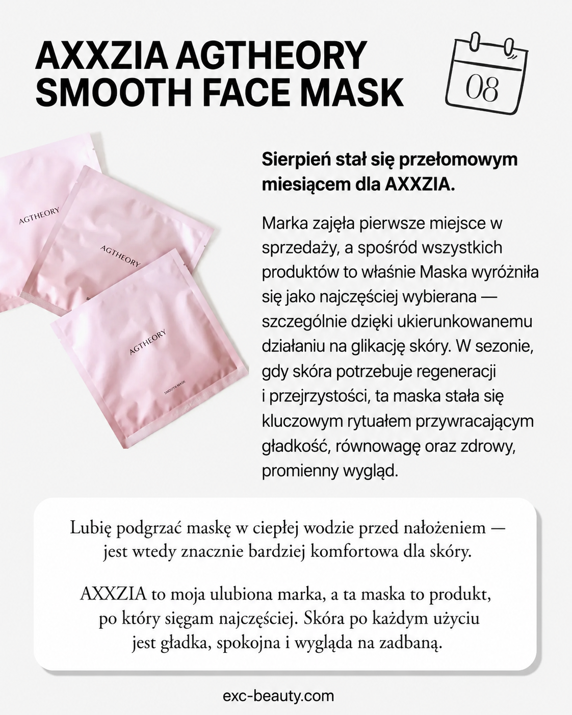 AXXZIA AGTheory Smooth Face Mask*