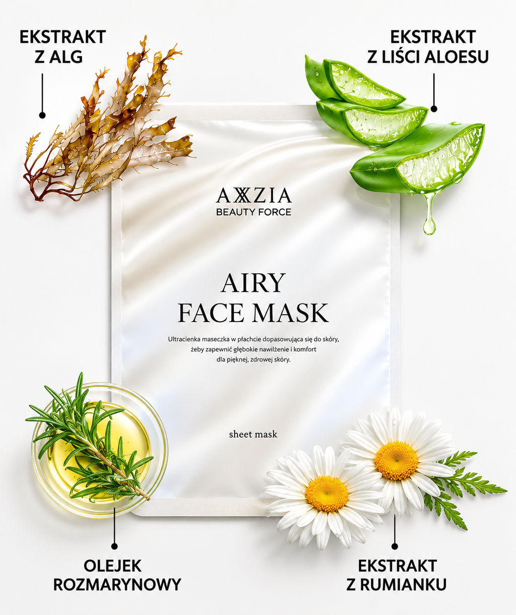 AXXZIA Beauty Force Airy Face Mask*