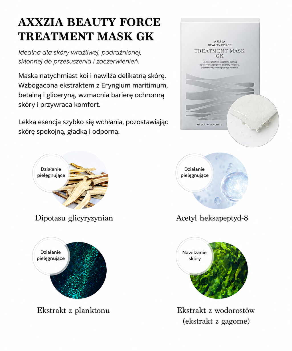 AXXZIA Beauty Force Treatment Mask GK*