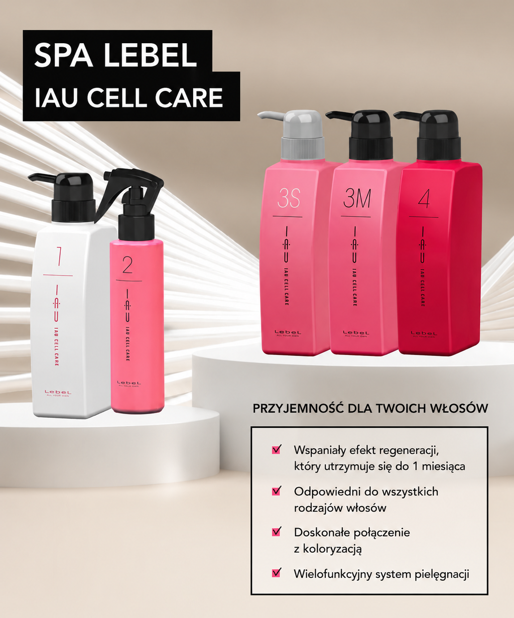IAU Cell Care 4 - utrwala i pomaga zatrzymać we włosach cenne składniki odżywcze*