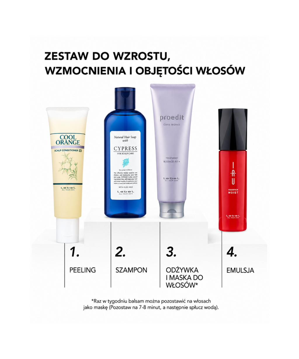 Lebel Cool Orange Scalp M-Conditioner – peeling do suchej i wrażliwej skóry głowy*