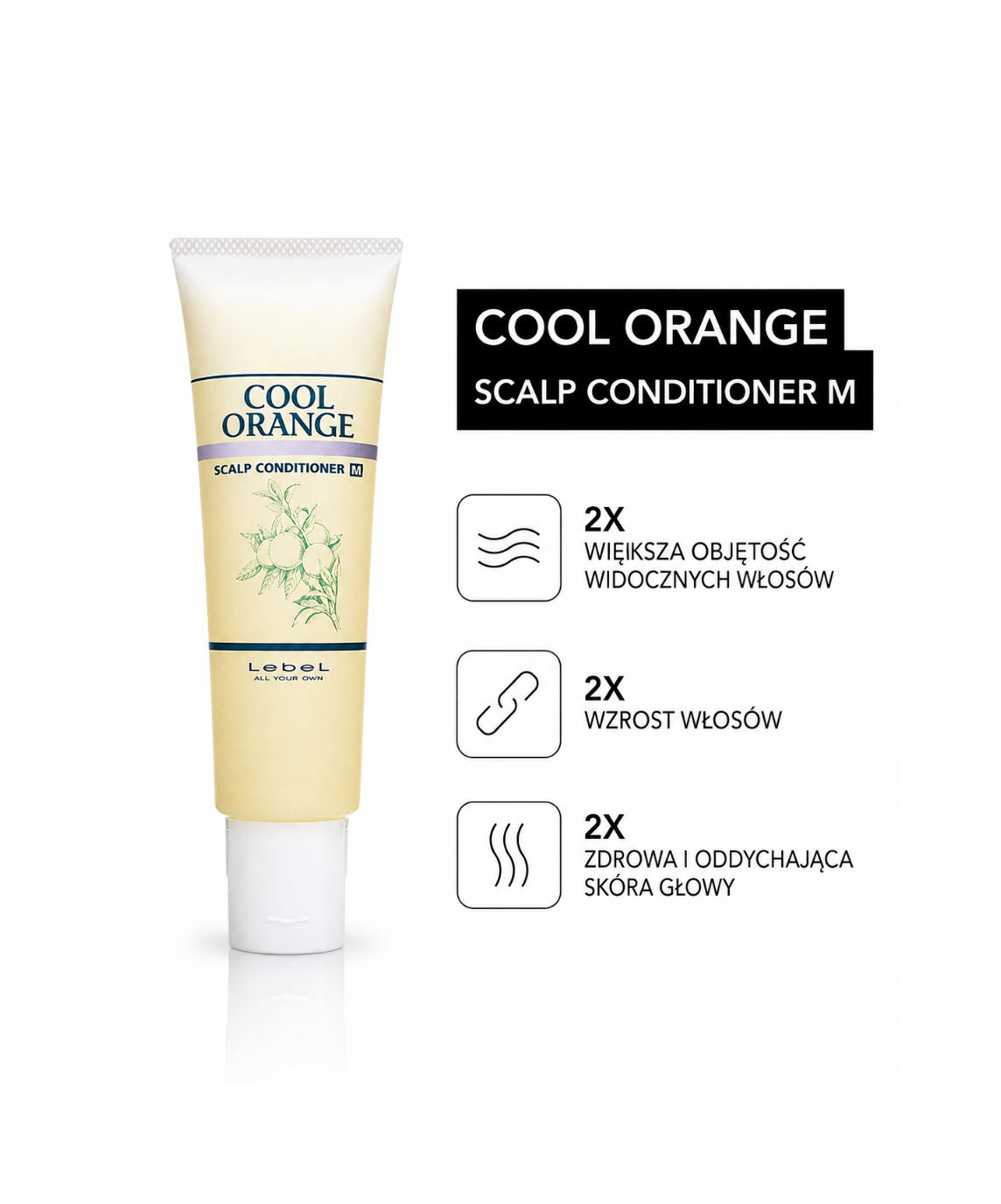 Lebel Cool Orange Scalp M-Conditioner – peeling do suchej i wrażliwej skóry głowy*