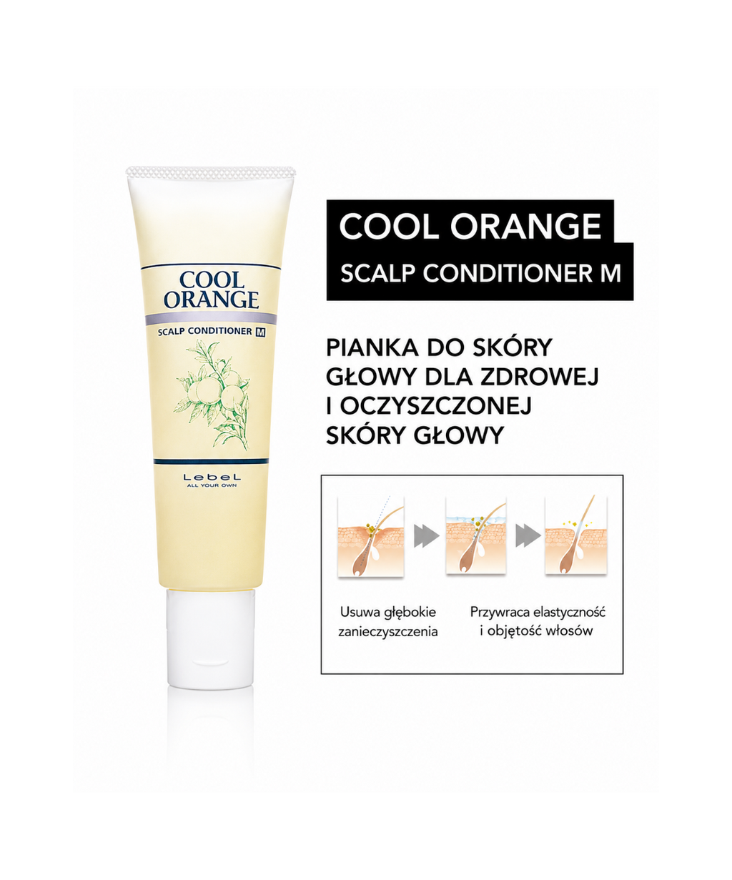 Lebel Cool Orange Scalp M-Conditioner – peeling do suchej i wrażliwej skóry głowy*