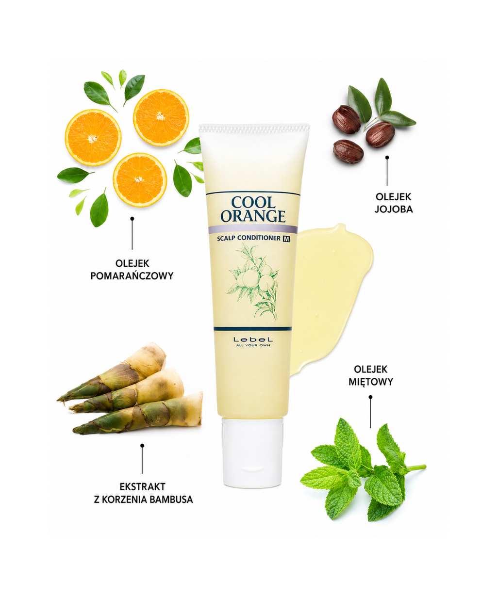 Lebel Cool Orange Scalp M-Conditioner – peeling do suchej i wrażliwej skóry głowy*