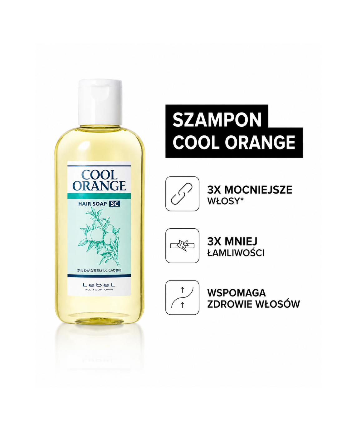 Cool orange shampoo SC - Szampon przeciw łupieżowi tłustemu*