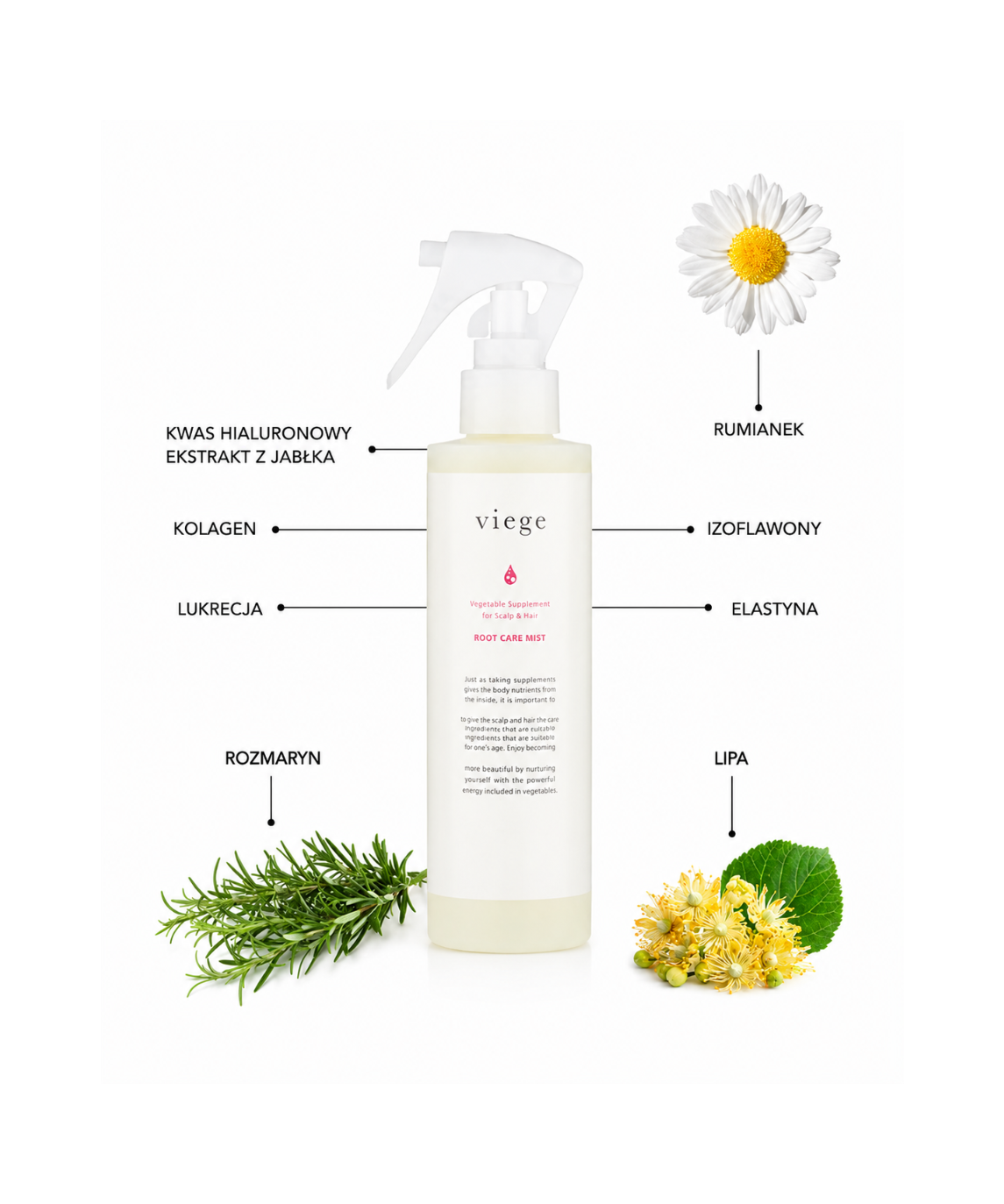Lebel Viege Root Care Mist – aktywny spray wzmacniający przeciw wypadaniu włosów i stymulujący wzrost*