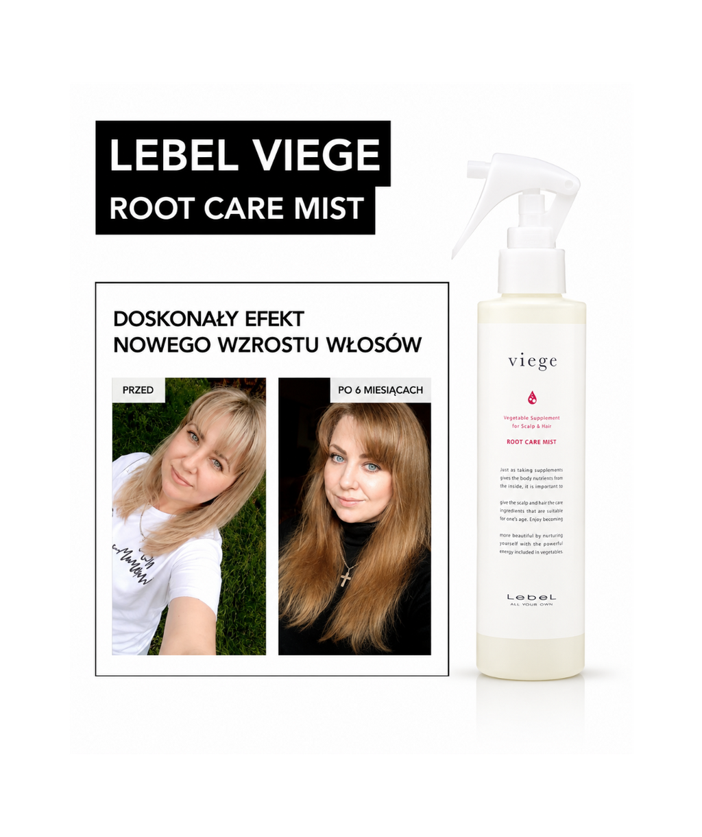 Lebel Viege Root Care Mist – aktywny spray wzmacniający przeciw wypadaniu włosów i stymulujący wzrost*