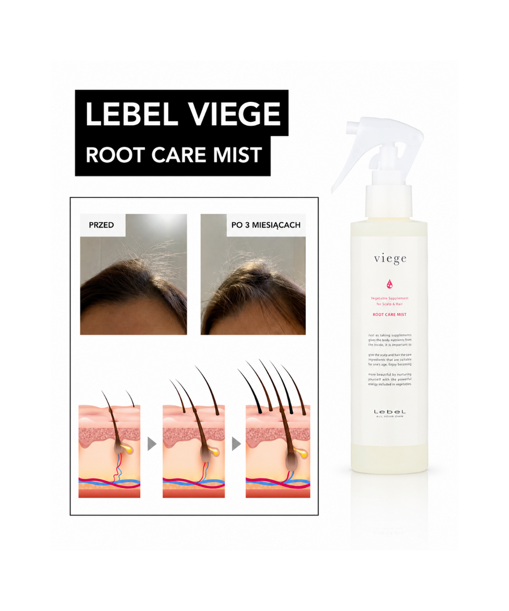 Lebel Viege Root Care Mist – aktywny spray wzmacniający przeciw wypadaniu włosów i stymulujący wzrost*