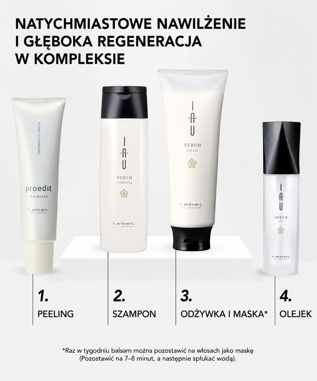 IAU SERUM Cream - Krem aromatyczny do nawilżania i wygładzania włosów*