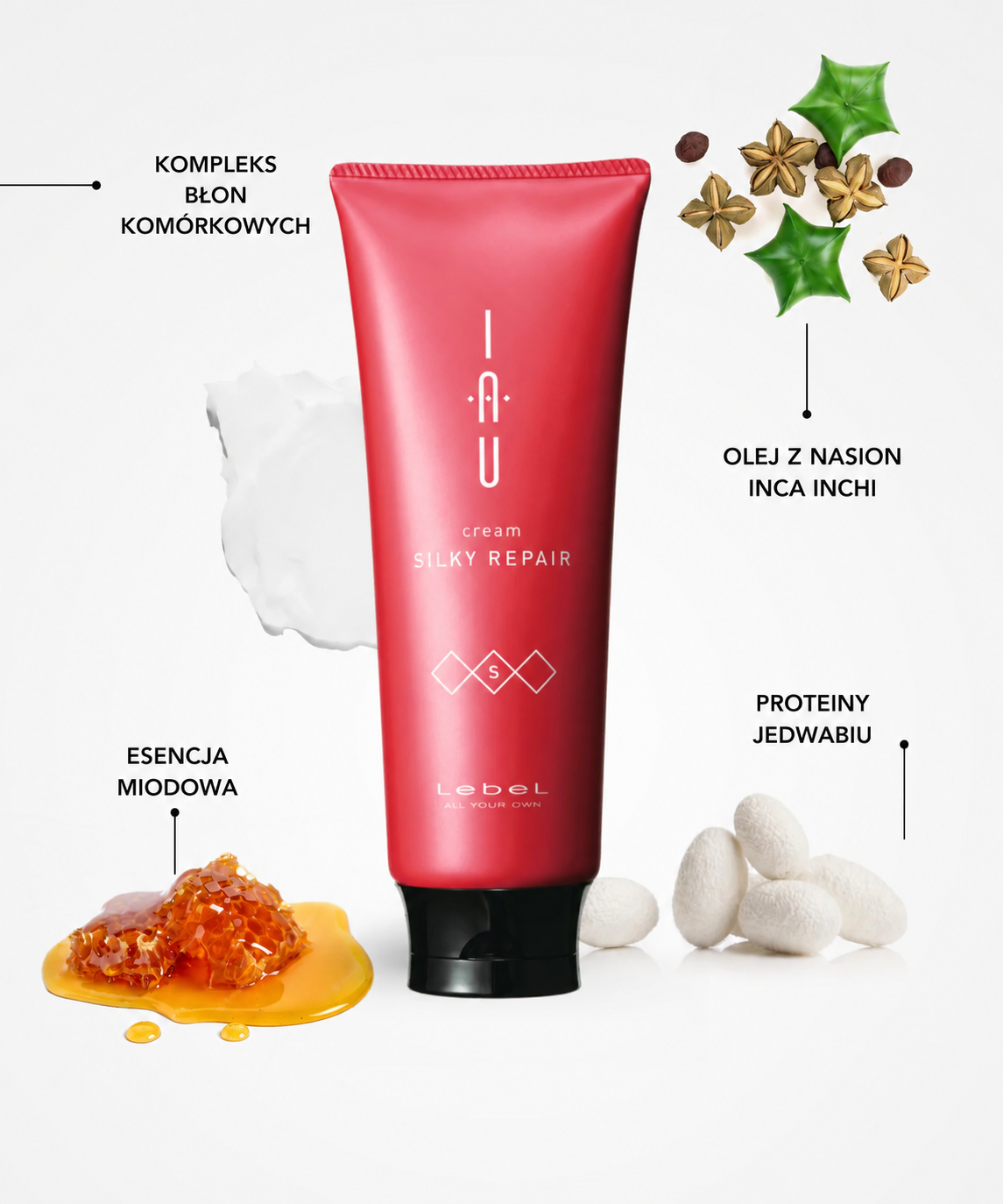 IAU cream SILKY REPAIR - Krem aromatyczny wzmacniający włosy*