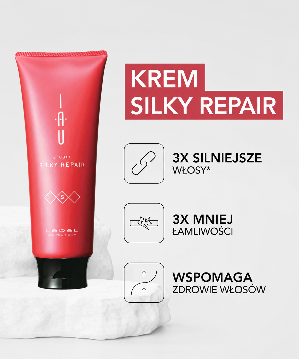 IAU cream SILKY REPAIR - Krem aromatyczny wzmacniający włosy*