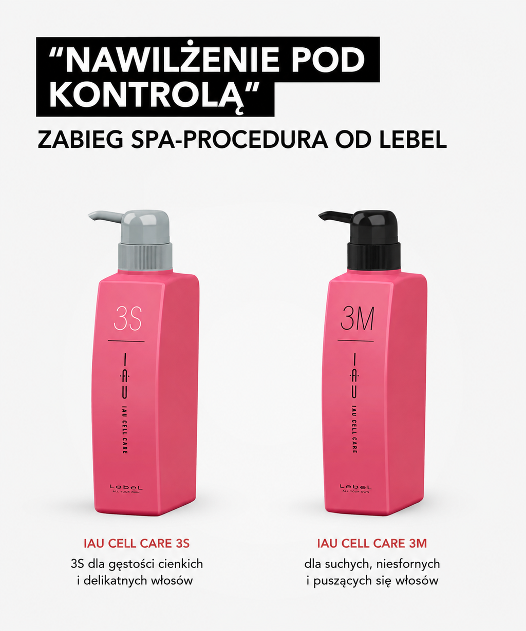 IAU Cell Care SPA (9 komponentów) - Molekularna odbudowa i głębokie nawilżenie struktury włosa*