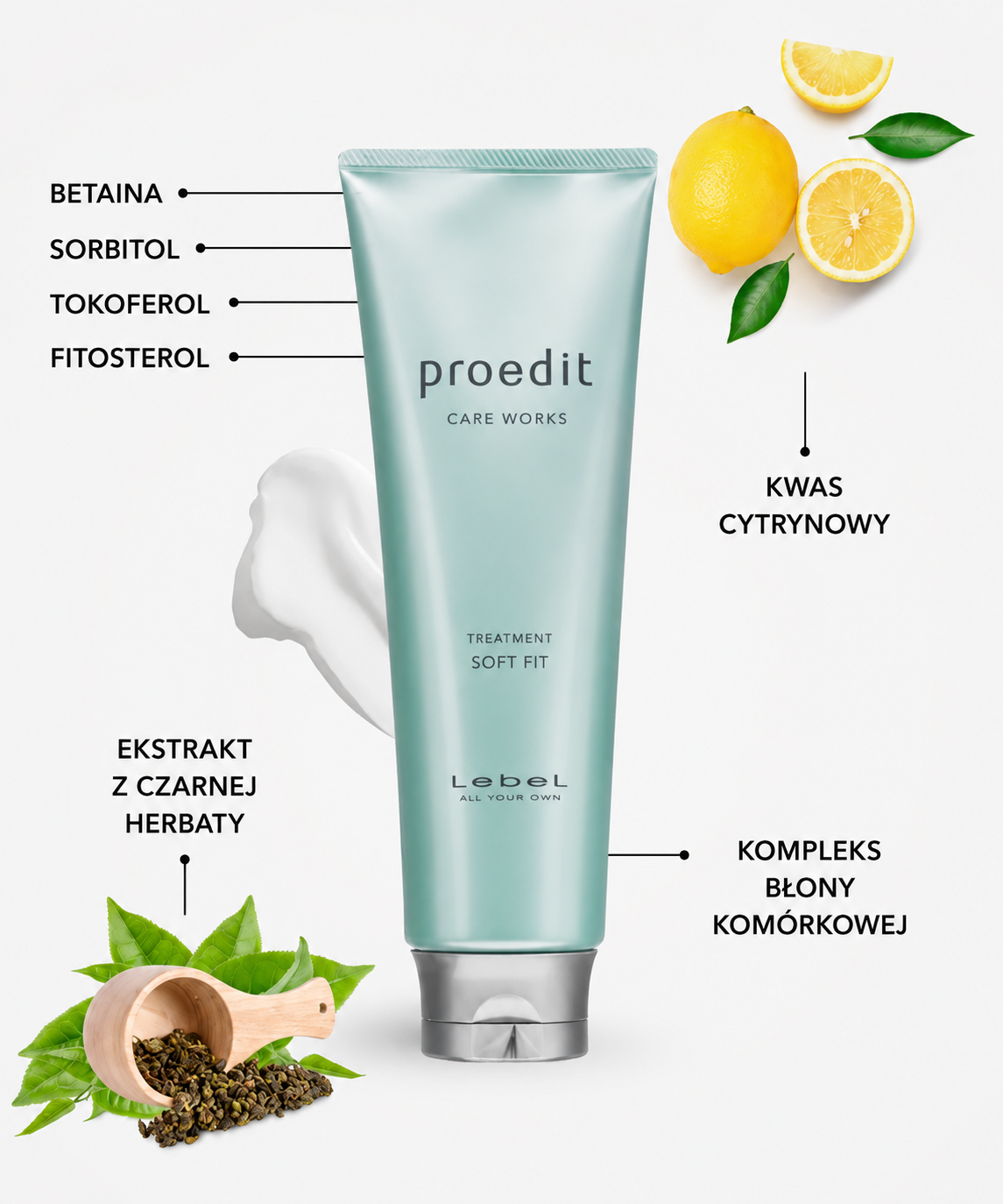Proedit Soft Fit Hair Treatment - Maska regenerująca do włosów suchych i zniszczonych*