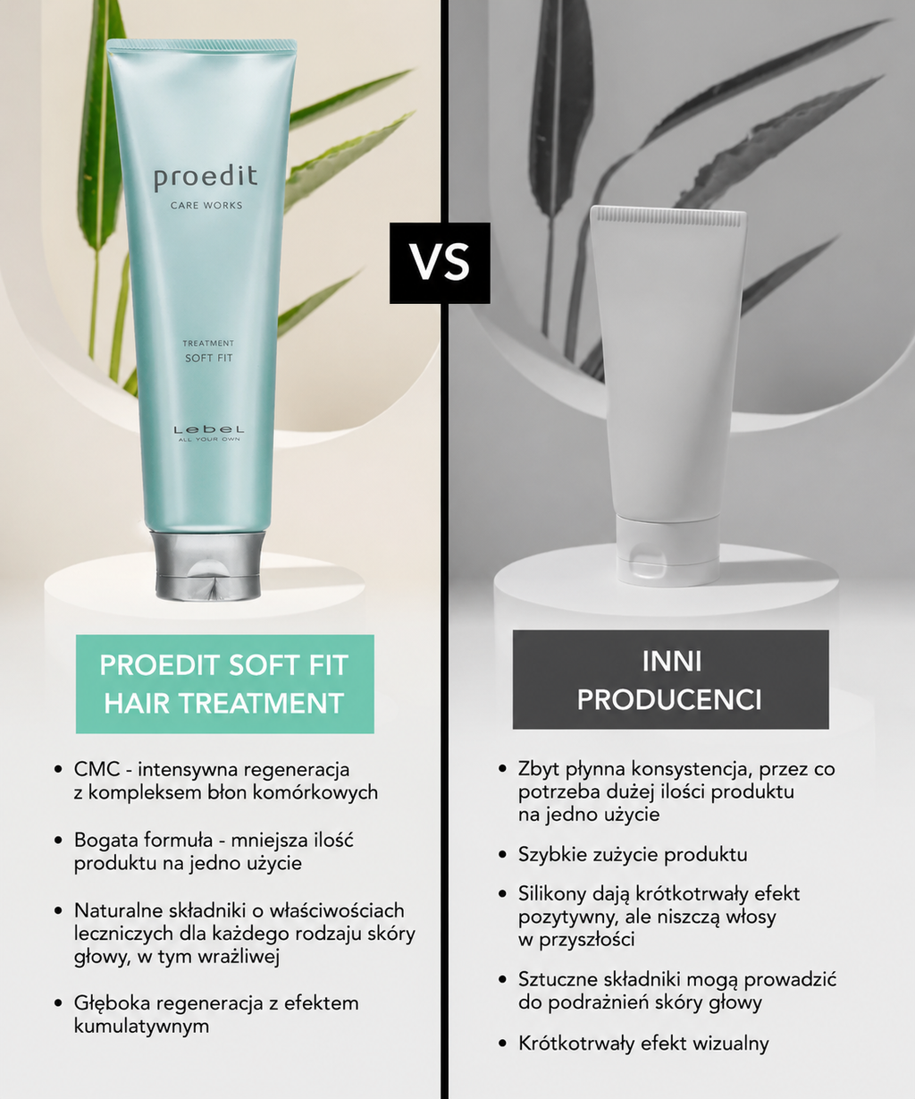 Proedit Soft Fit Hair Treatment - Maska regenerująca do włosów suchych i zniszczonych*