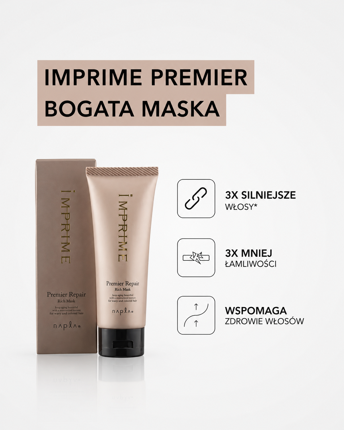 Imprime premier Rich mask - Intensywna maska do domowej regeneracji włosów*