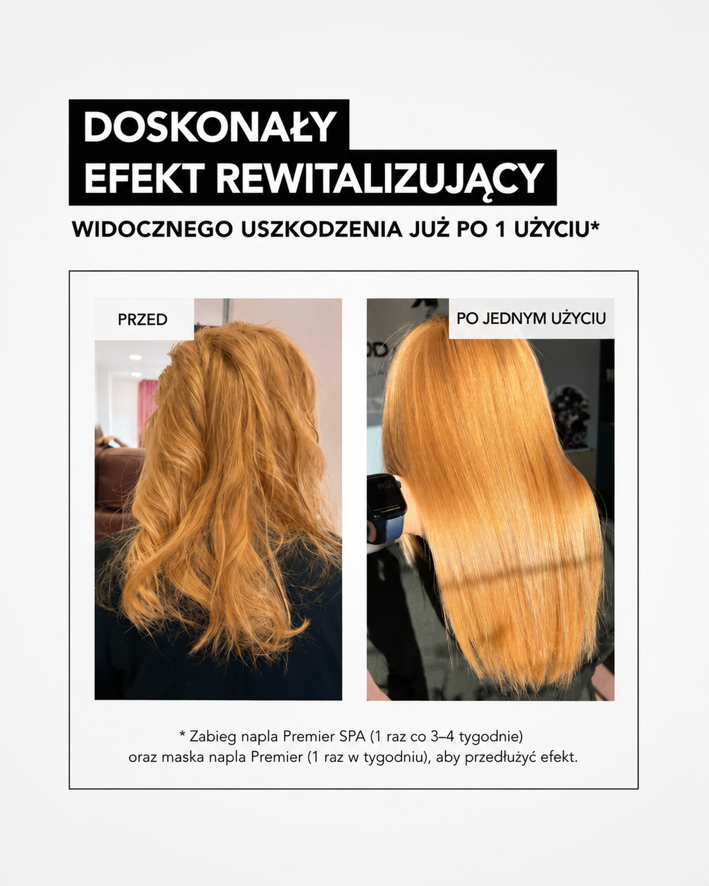 Napla Imprime Premier Repair – One Use Kit - profesjonalny salonowy zestaw do regeneracji włosów*