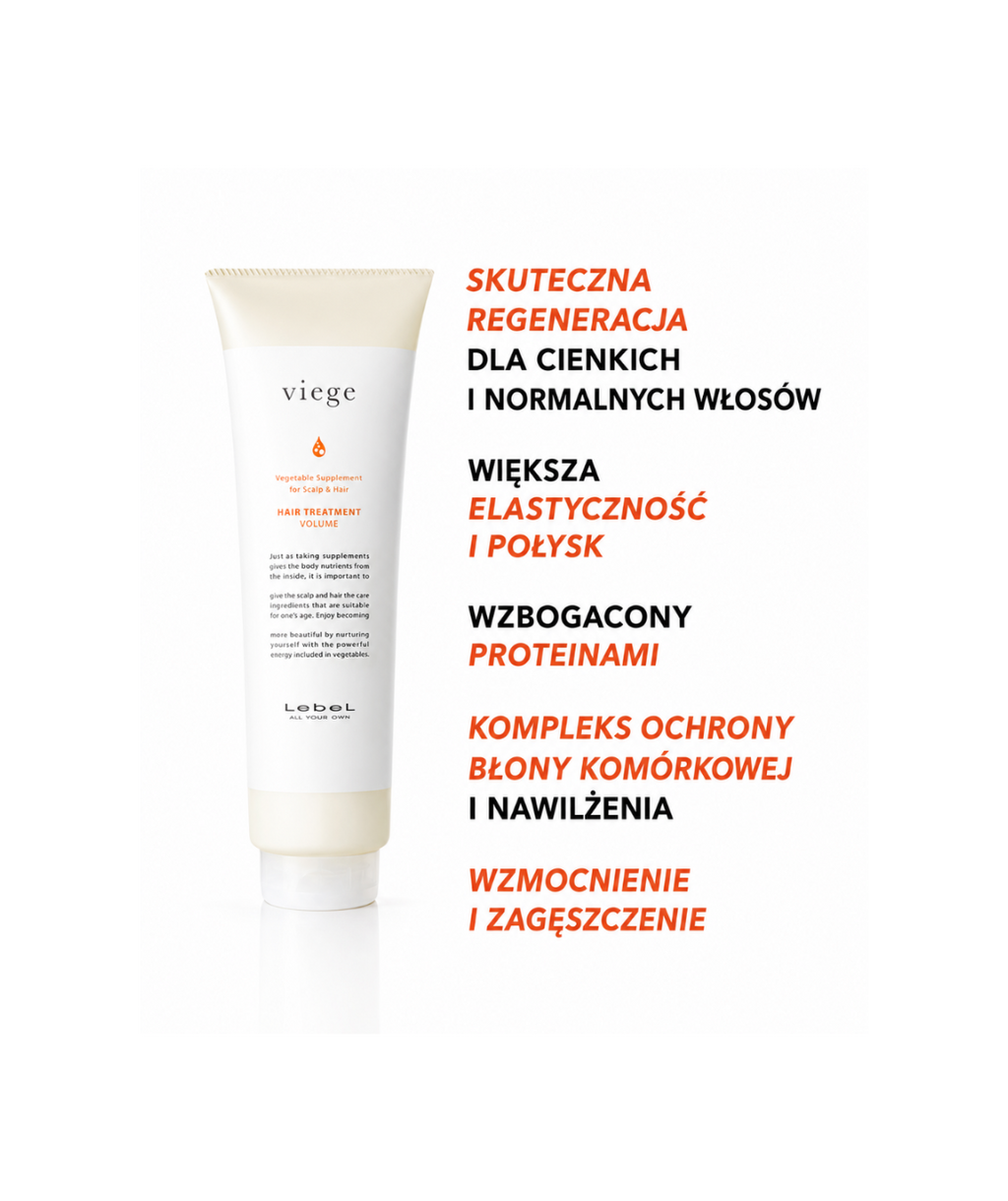 Viege Treatment Volume - Regenerująca maska do objętośći włosów cienkich*