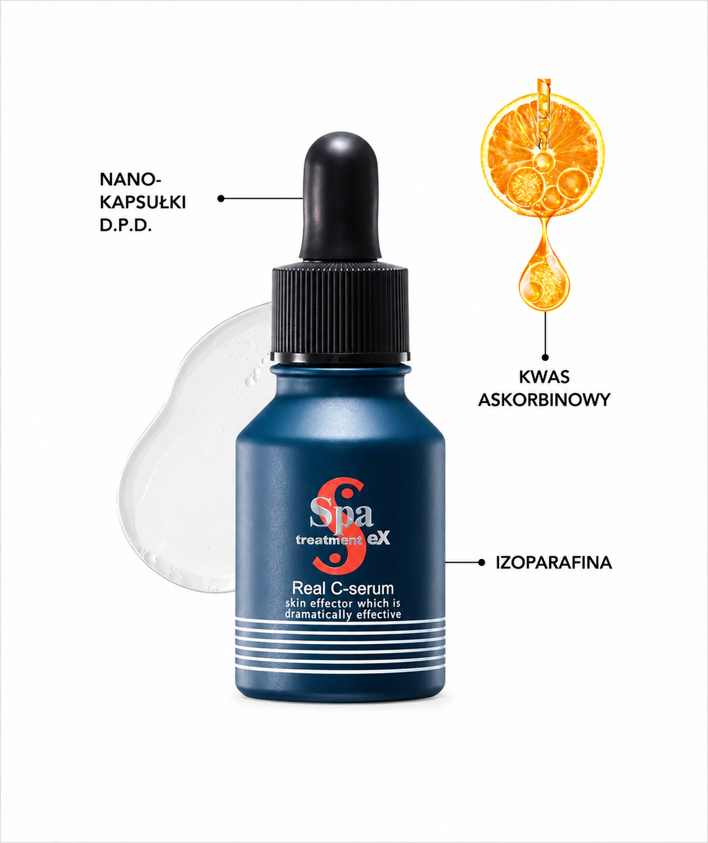 Spa Treatment Real C-Serum –  z czystą witaminą C dla rozświetlenia i odmłodzenia skóry*