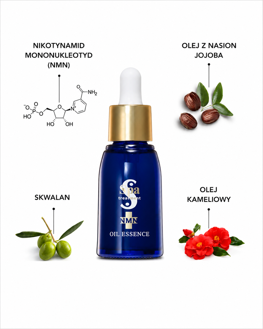 Spa Treatment NMN Oil Essence – luksusowa esencja olejkowa z NMN do regeneracji komórkowej skóry dojrzałej
