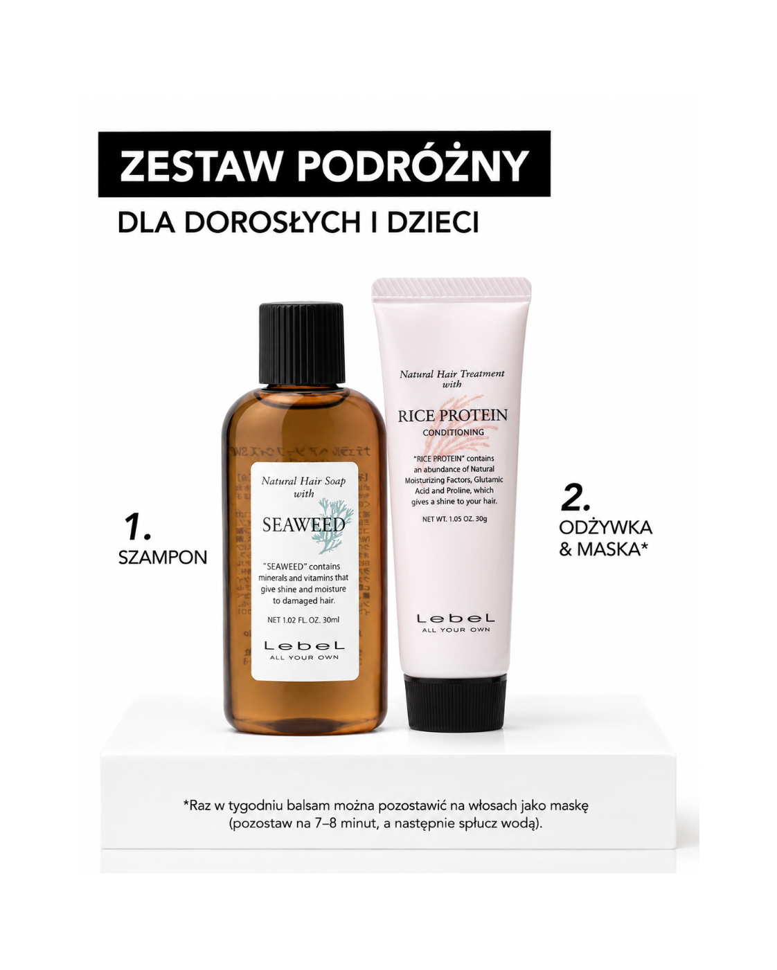 Natural Hair soap Seaweed - Do delikatnego oczyszczania włosów normalnych i lekko uszkodzonych*