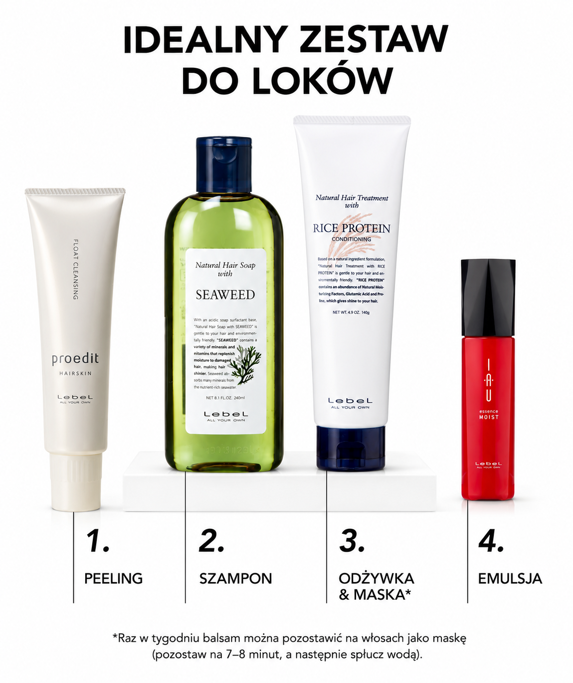 Natural Hair soap Seaweed - Do delikatnego oczyszczania włosów normalnych i lekko uszkodzonych*