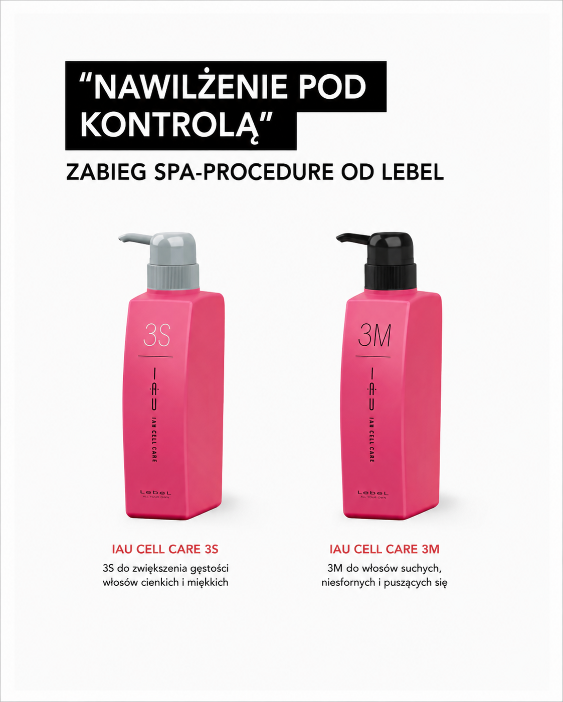 IAU Cell Care 3S - Intensywnie wzmacniający krem do włosów cienkich i delikatnych*