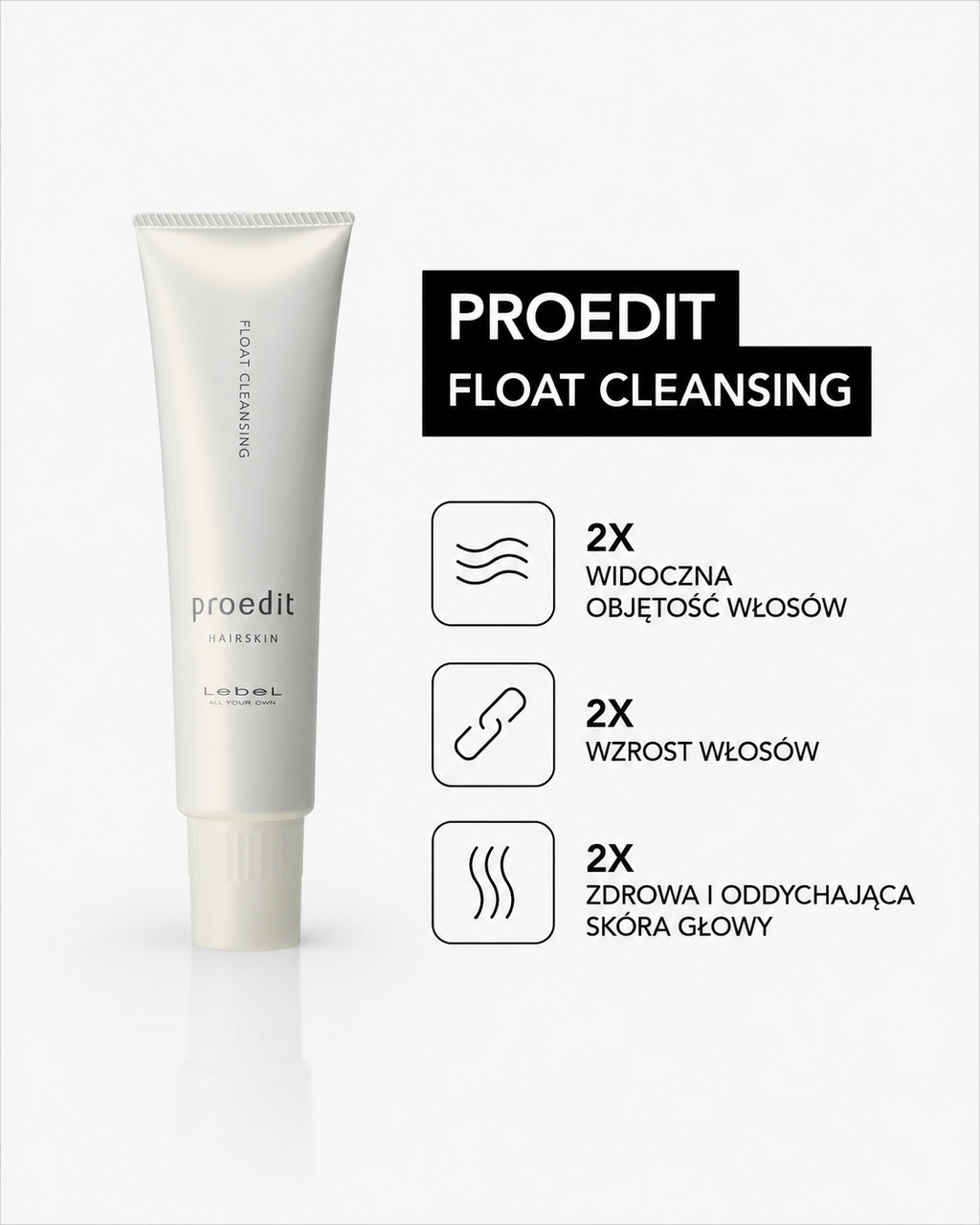 Proedit Hairskin Float Cleansing - Peeling do głębokiego oczyszczania skóry głowy i stymulacji wzrostu włosów*