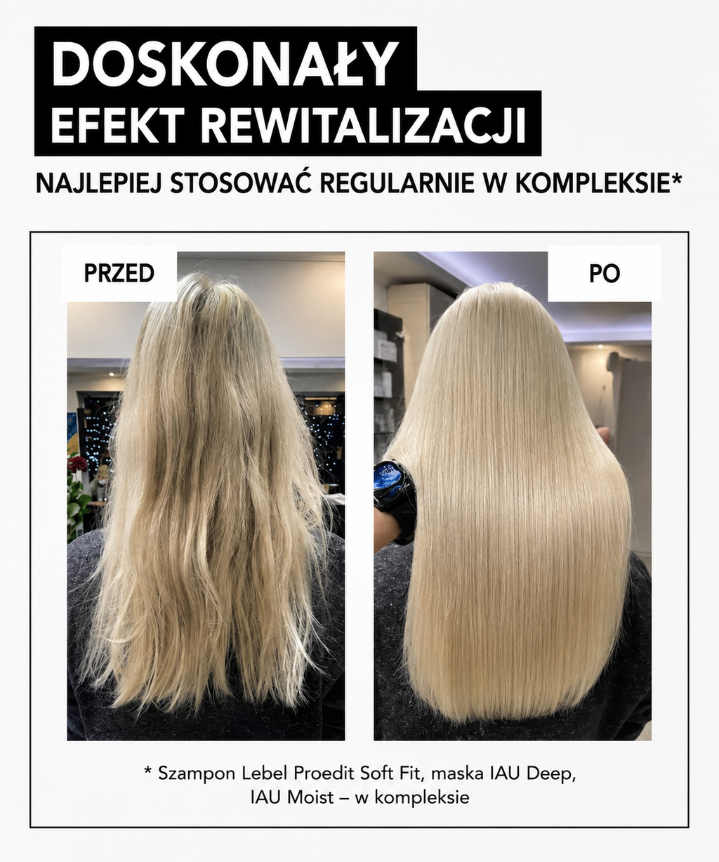 Lebel IAU Deep Mask - Maska skoncentrowana z aromaterapią dla niesfornych włosów*