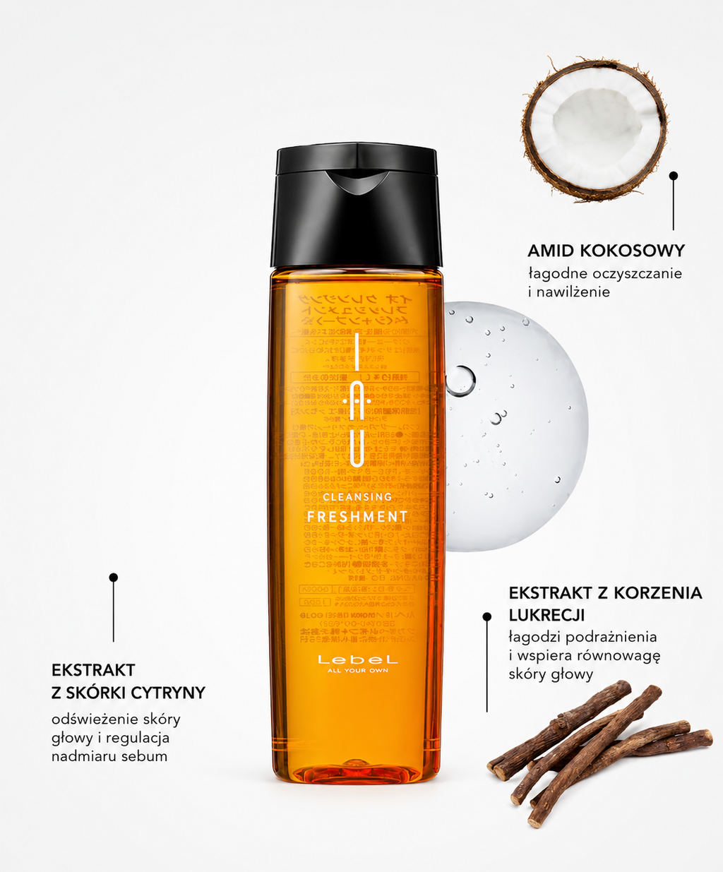 Lebel IAU Cleansing Freshment Shampoo*