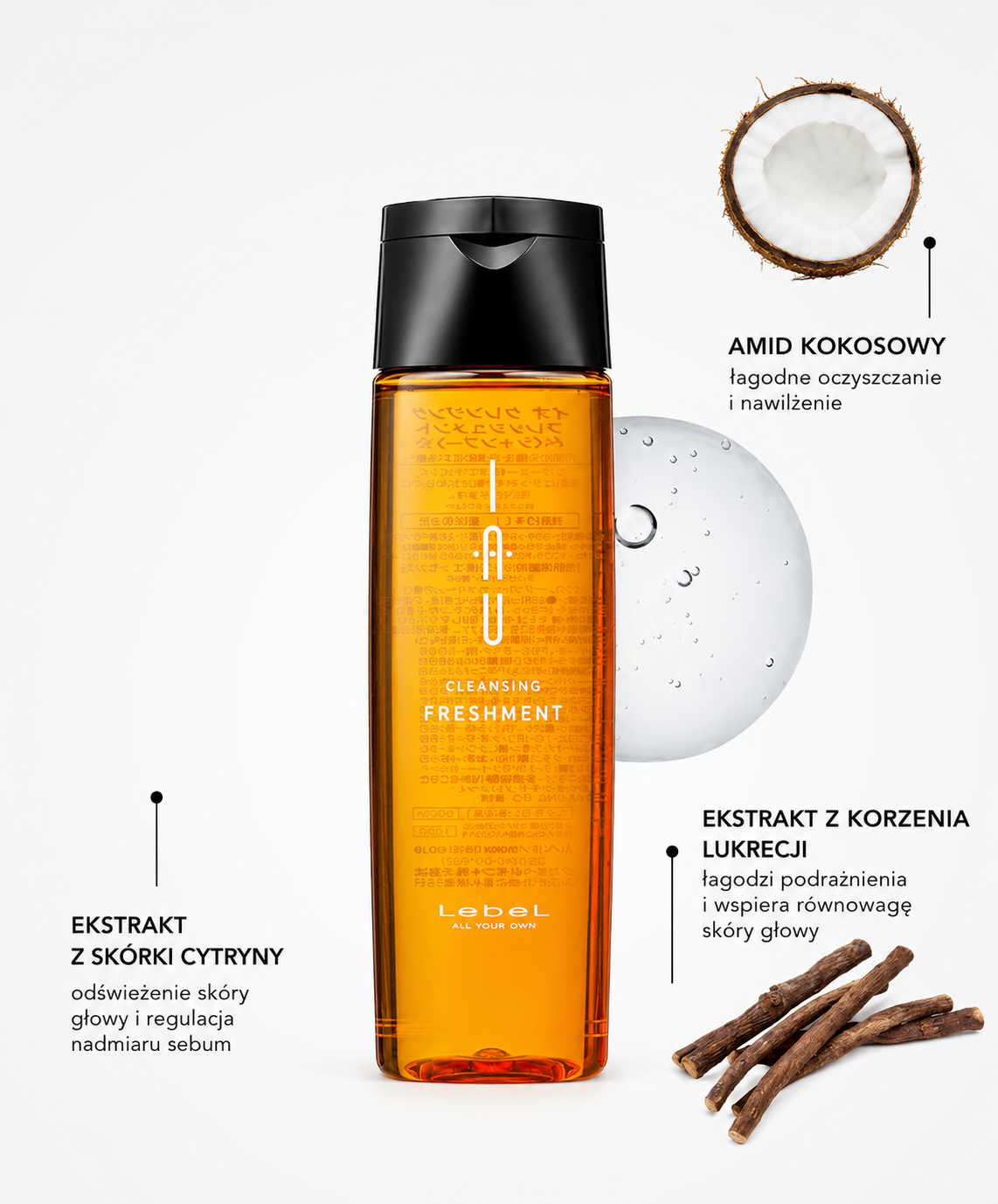 Lebel IAU Cleansing Freshment Shampoo*