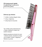 S-HEART-S Scalp Brush Patra by Emit Pink Short - Szczotka oczyszczająco-masująca do każdego rodzaju włosów*