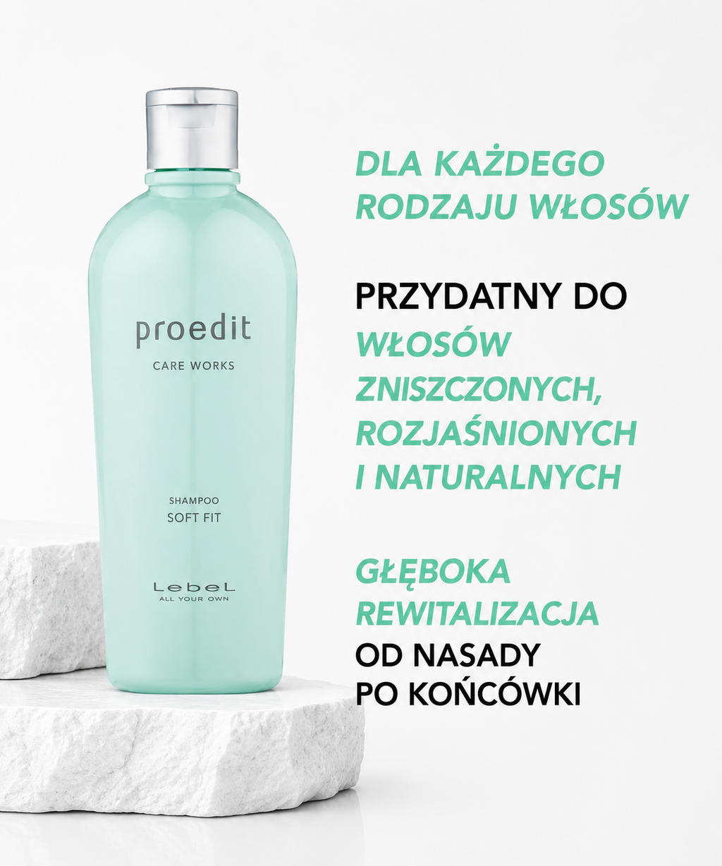 Proedit Soft Fit Hair Shampoo - Delikatny szampon nawilżający do włosów suchych*