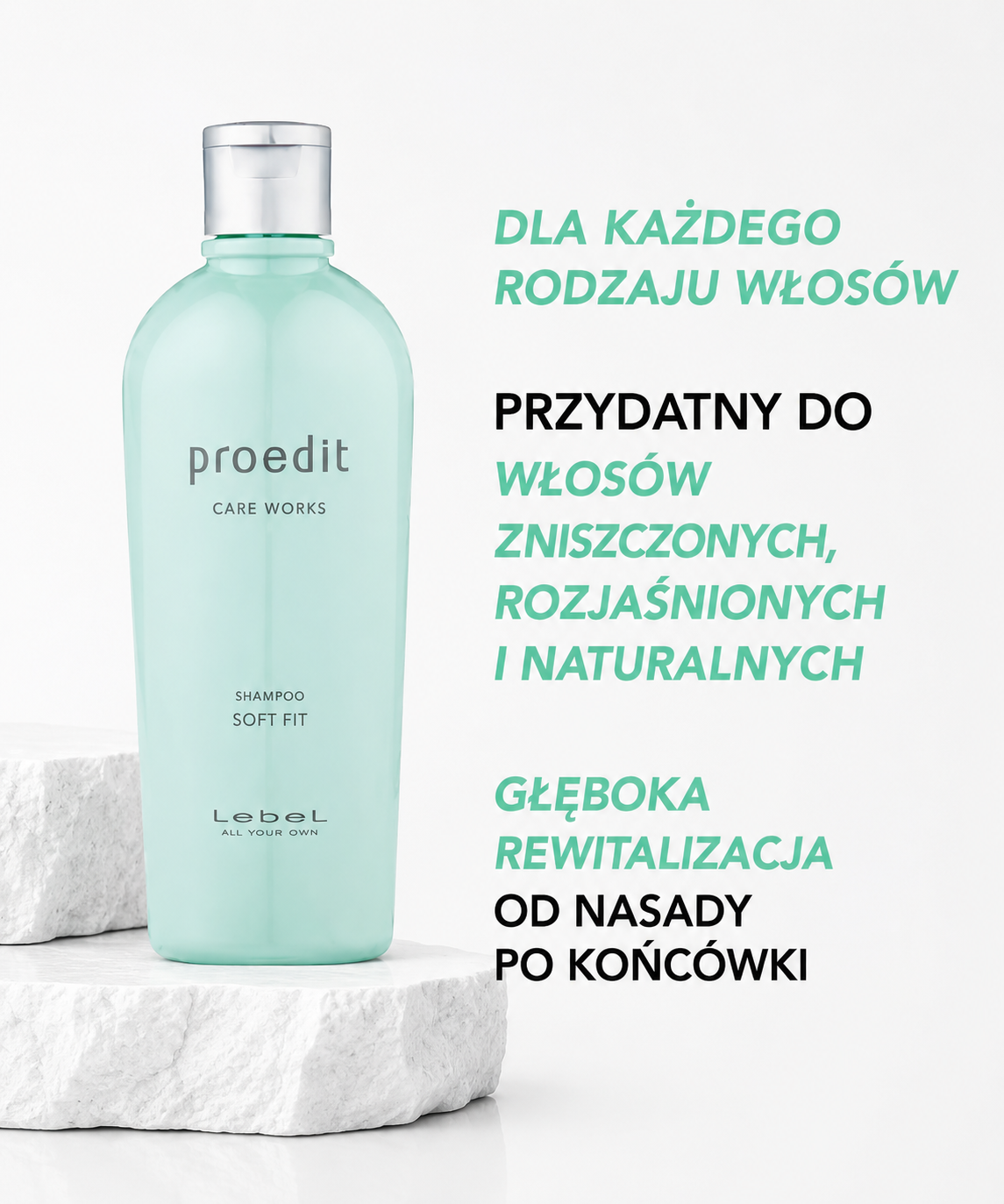 Proedit Soft Fit Hair Shampoo - Delikatny szampon nawilżający do włosów suchych*