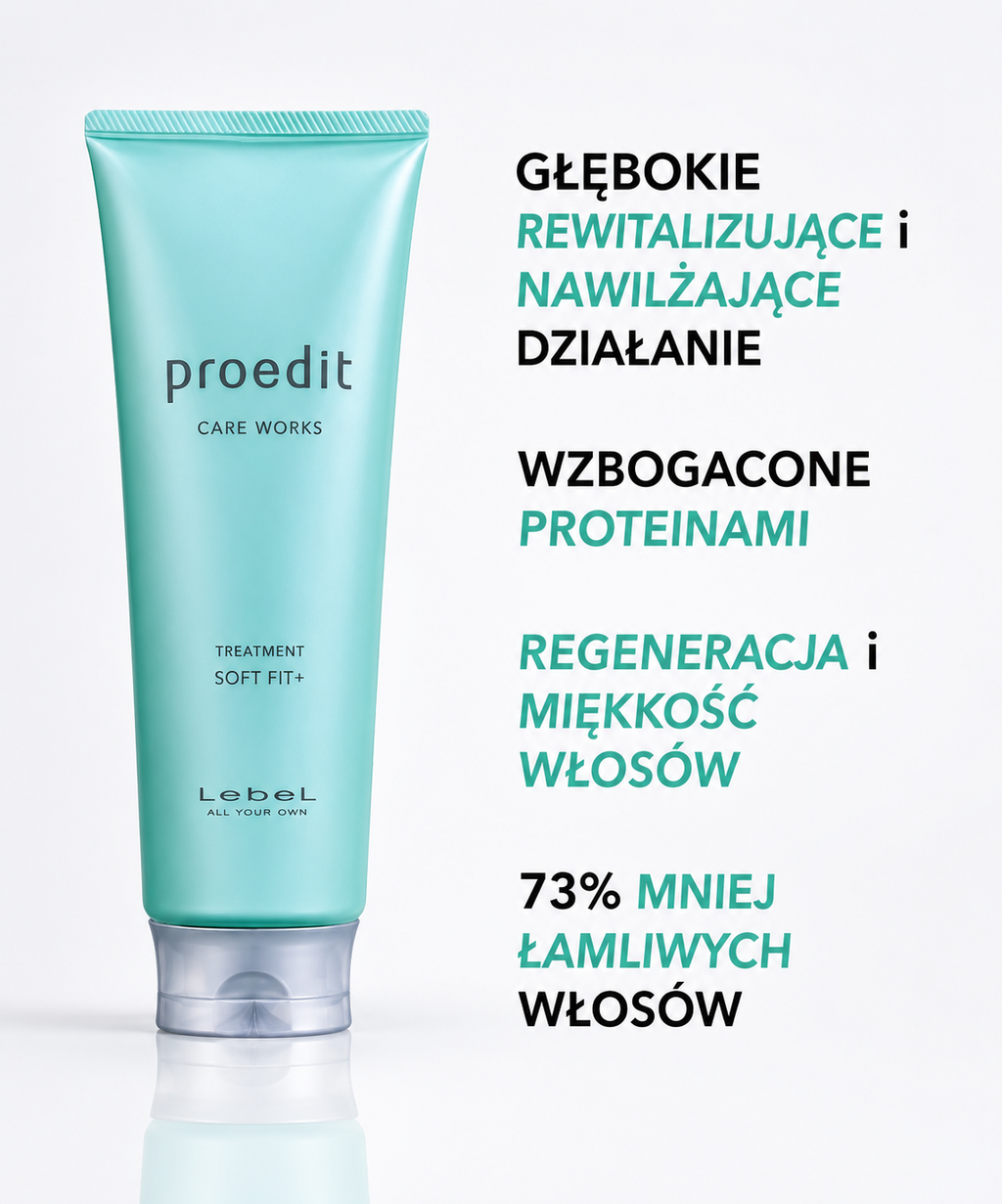 Proedit Soft Fit+ Hair Treatment -  Intensywna maska do włosów bardzo suchych i łamliwych*