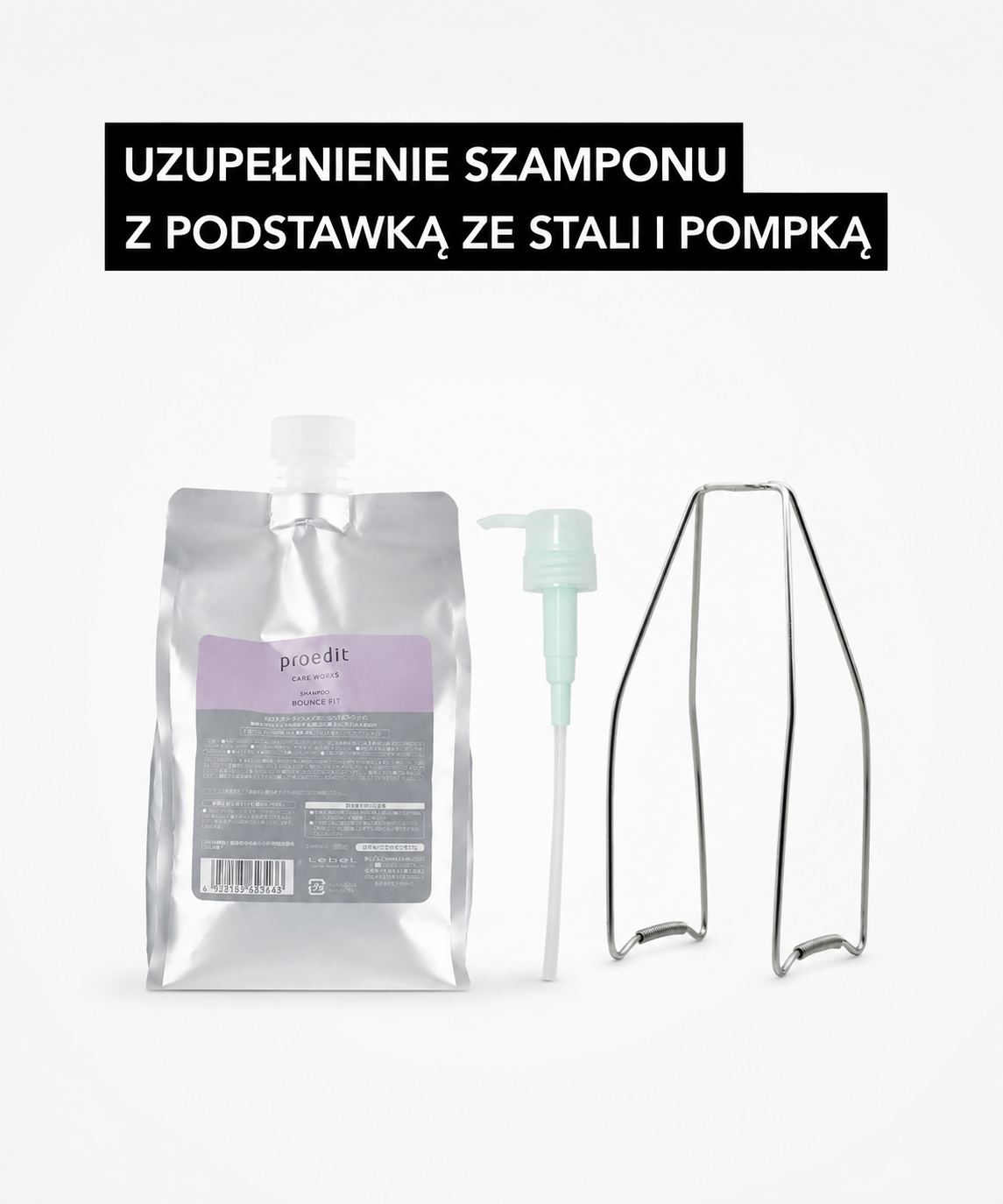 Proedit Bounce Fit Shampoo - Szampon regenerujący do włosów zniszczonych i osłabionych*