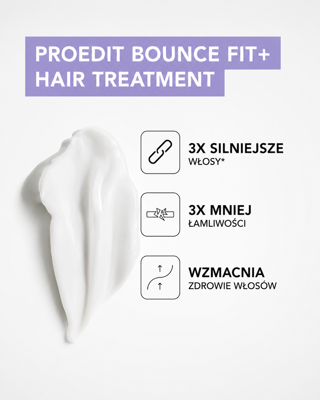 Proedit Bounce Fit+ Treatment - intensywna maska regenerująca do bardzo zniszczonych włosów