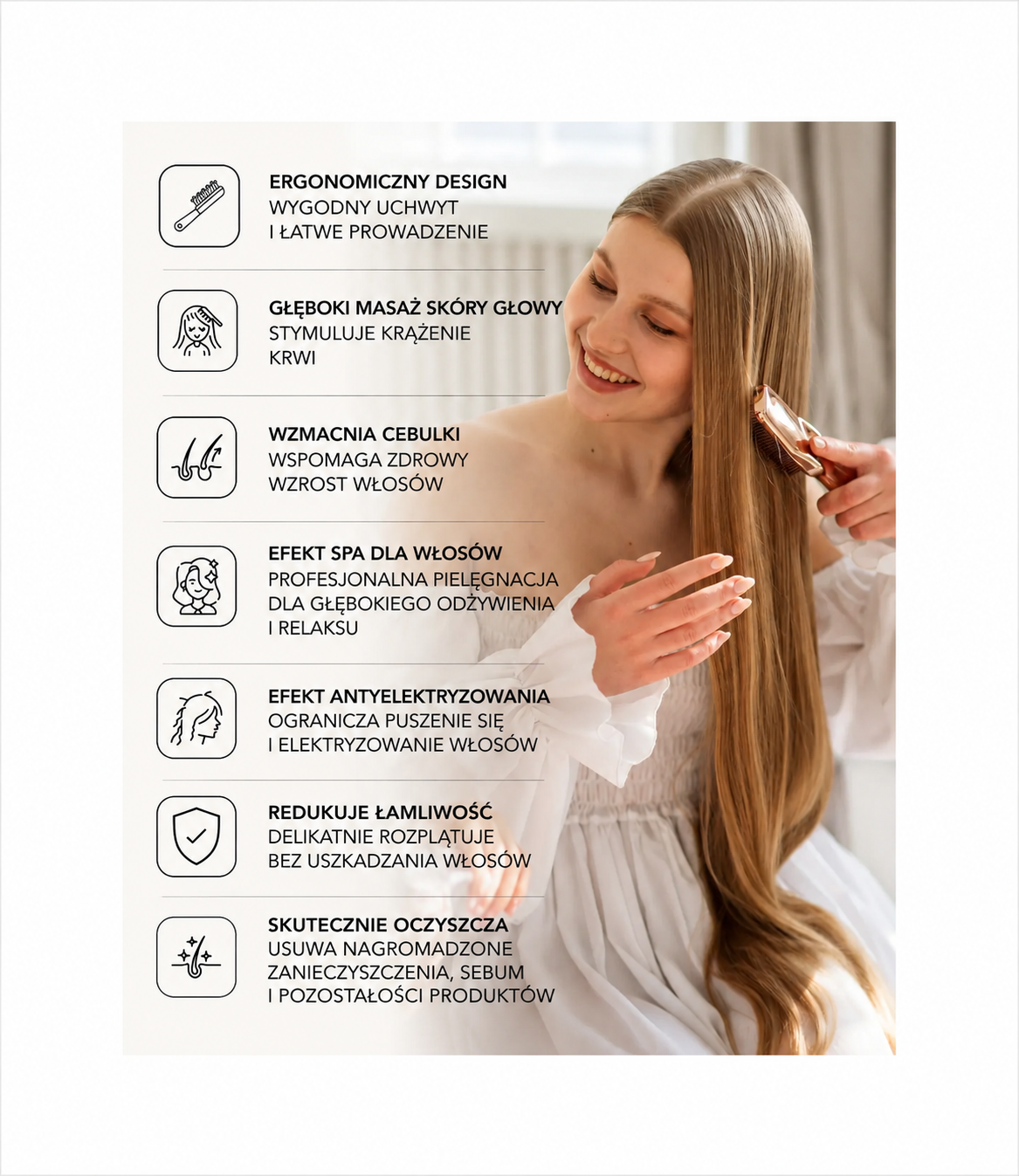 S-HEART-S Scalp Brush Bijulie Roller - szczotka do skóry głowy ze zintegrowanym rollerem akupresurowym*