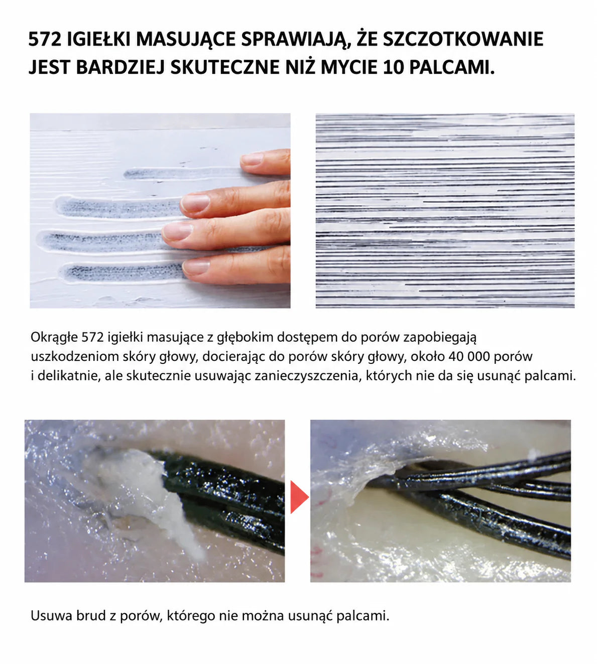 S-HEART-S Scalp Brush Plus Short Silver - Grzebień do oczyszczania i masażu – wszystkie typy włosów, szczególnie krótkie i średnie, o średniej lub większej gęstości*