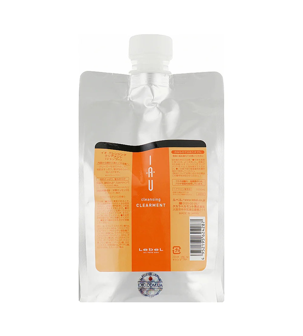 Lebel IAU Cleansing Clearment shampoo*