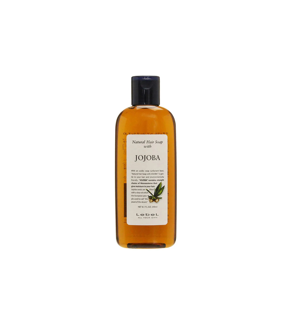 Lebel Natural Hair Soap Jojoba – Nawilżający szampon z olejem jojoba do włosów suchych, łamliwych i niesfornych*