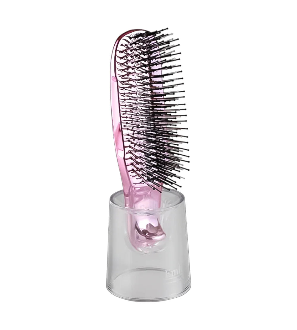 S-HEART-S Scalp Brush Patra by Emit Pink Short - Szczotka oczyszczająco-masująca do każdego rodzaju włosów*