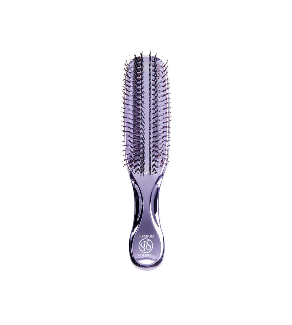 S-HEART-S Scalp Brush World Premium Long Purple Gift Box
